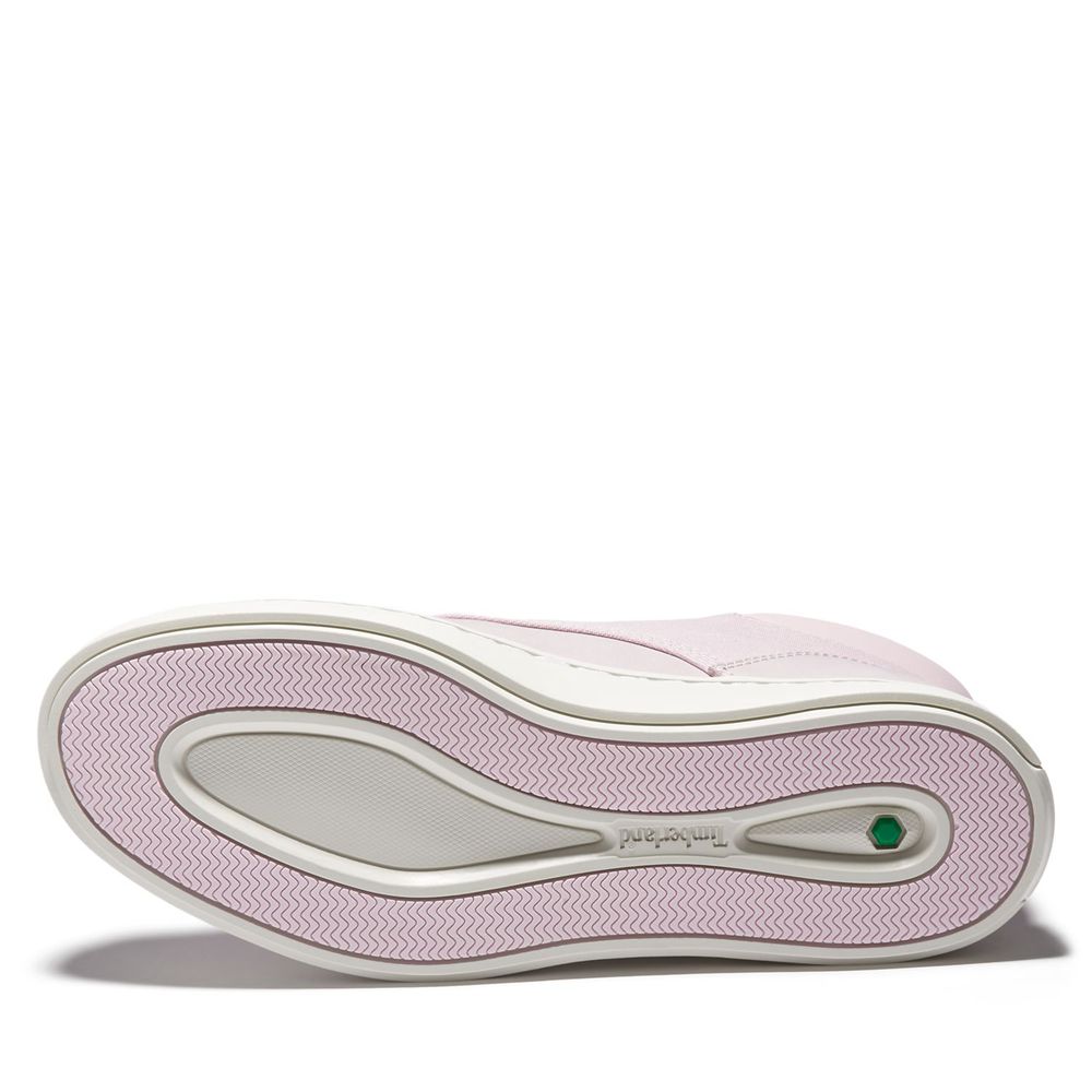 Timberland Womens Sneakers Bria High-Top - Pink - India KE2561793